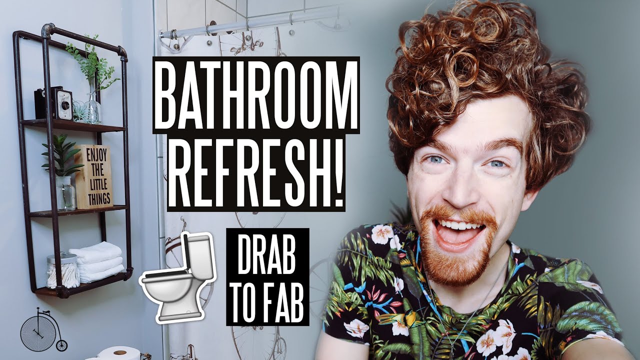 TRANSFORM YOUR BATHROOM on a BUDGET! - YouTube