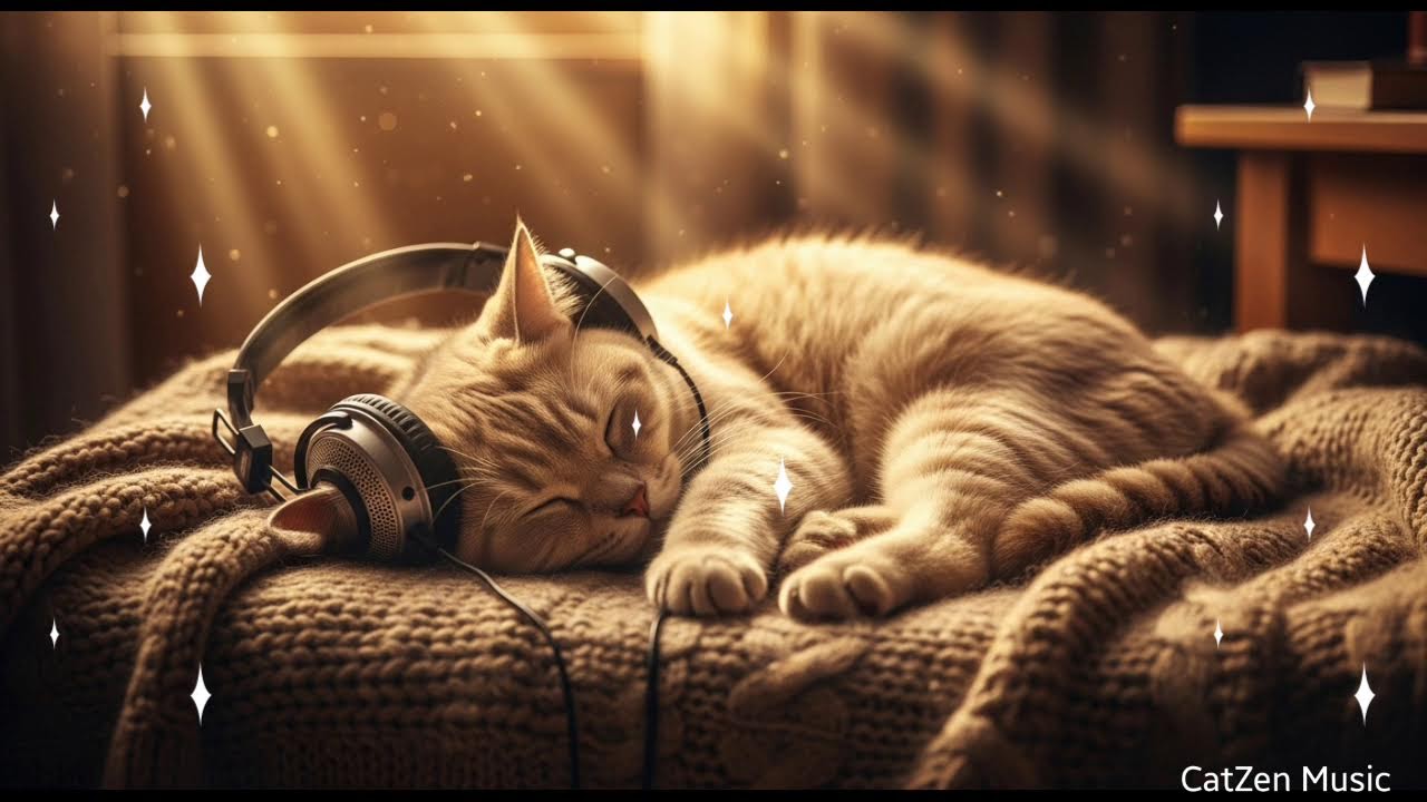Deep Sleep Music for Cats 🐾 Peaceful Relaxing Sounds for Cats, Stress Relief & Insomnia Healing