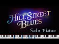 Hill Street Blues Theme (Mike Post) - Piano solo with sheet music