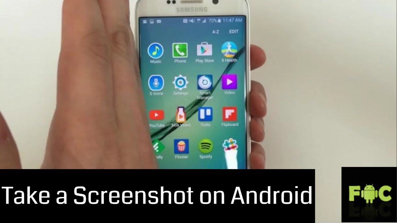 How To Take a Screenshot on Android Phones - YouTube