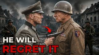 His fate when he pointed a gun at Patton.