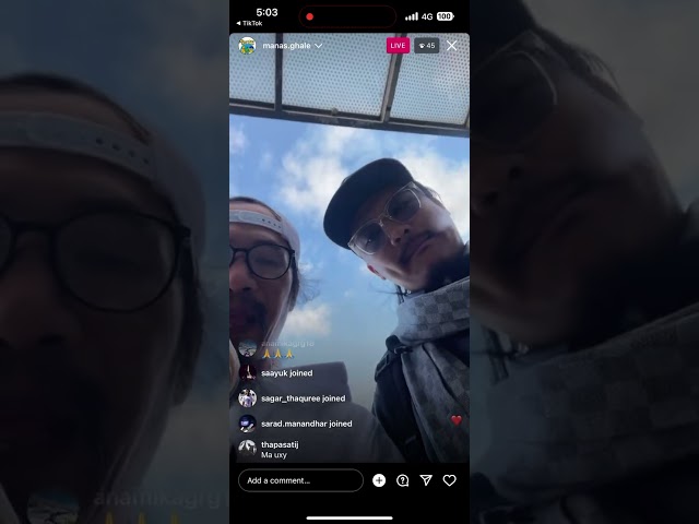 Manash ghale and dong flexing on ig live 🔥💯 #nephop #subscribe #manashghale #dong class=
