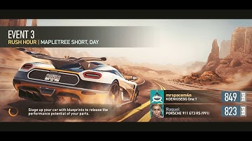 Need for Speed No Limits Koenigsegg One:1 Day 1 Race 3 walkthrough