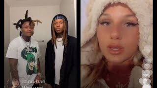Liljitm3n stirring up problems with Saedemario on Instagram live 🤦‍♂️Ft. Jwavy and Toxiicfairy👀