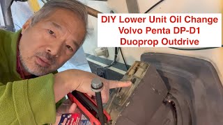 How to Service the Lower Unit of a Volvo Penta DPD1 DuoProp Outdrive