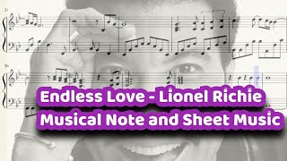 Endless Love  -  Sheet music piano  - Musical note               Omar ALOmari screenshot 1