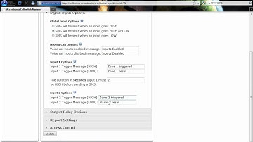 Accentronix Cellswitch 100 demo - Alarm Monitoring