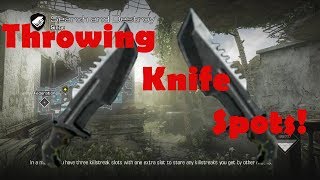 Call of Duty: Ghosts: Throwing Knife Spots: Siege: SND (Tutorial)