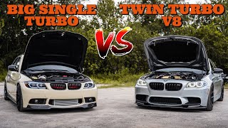 Challenging A Single Turbo BMW 335i With My F10 M5 Was Not A Good Idea