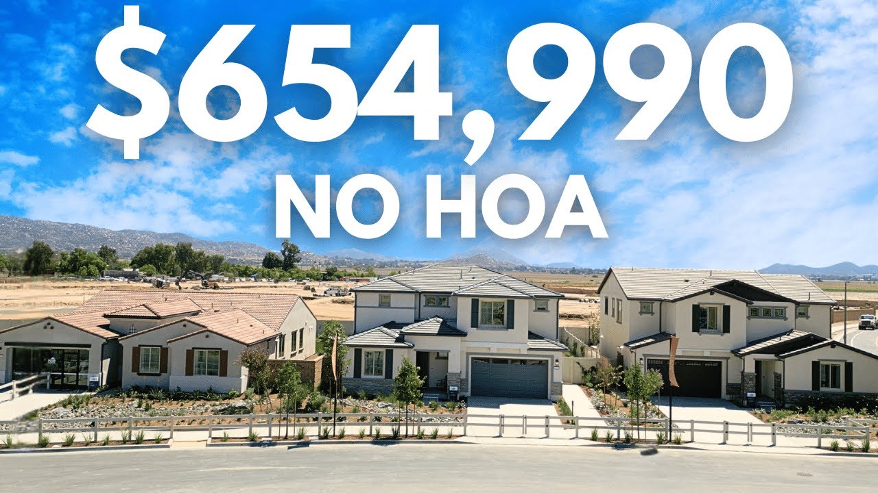 Homes Under $650K in Perris CA | No HOA Community Tour