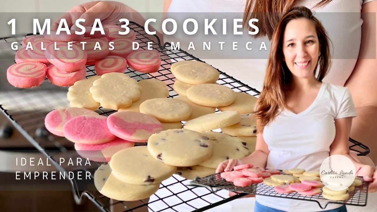 1 MASA 3 COOKIES | galletas perfectas | Ideal para emprendedores