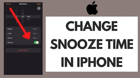 How To Change Snooze Time On iPhone (2022)