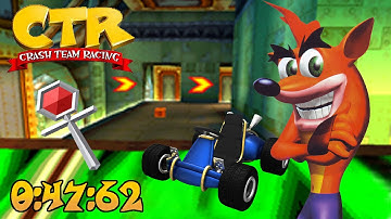 Crash Team Racing - N. Gin Labs | Platinum Relic Race: 0:47:62