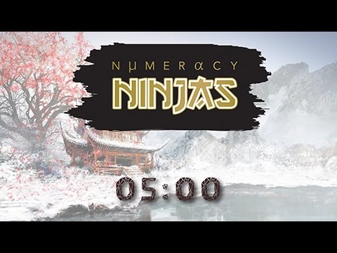 Ninja Maths 5 minute timer