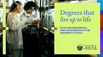 Degrees that live up to life - Environmental and Life Sciences