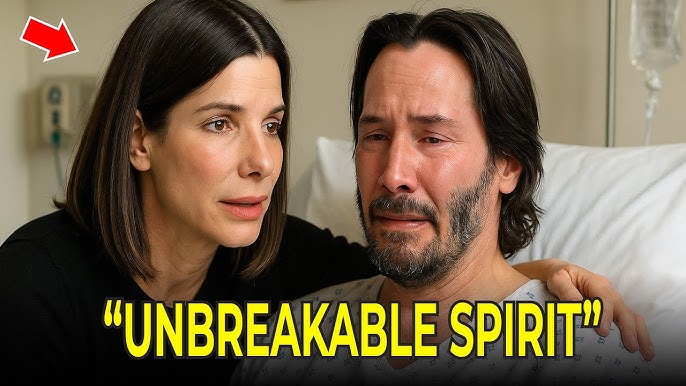 When Sandra Entered Keanu's Hospital Room – His Tears Fell - YouTube