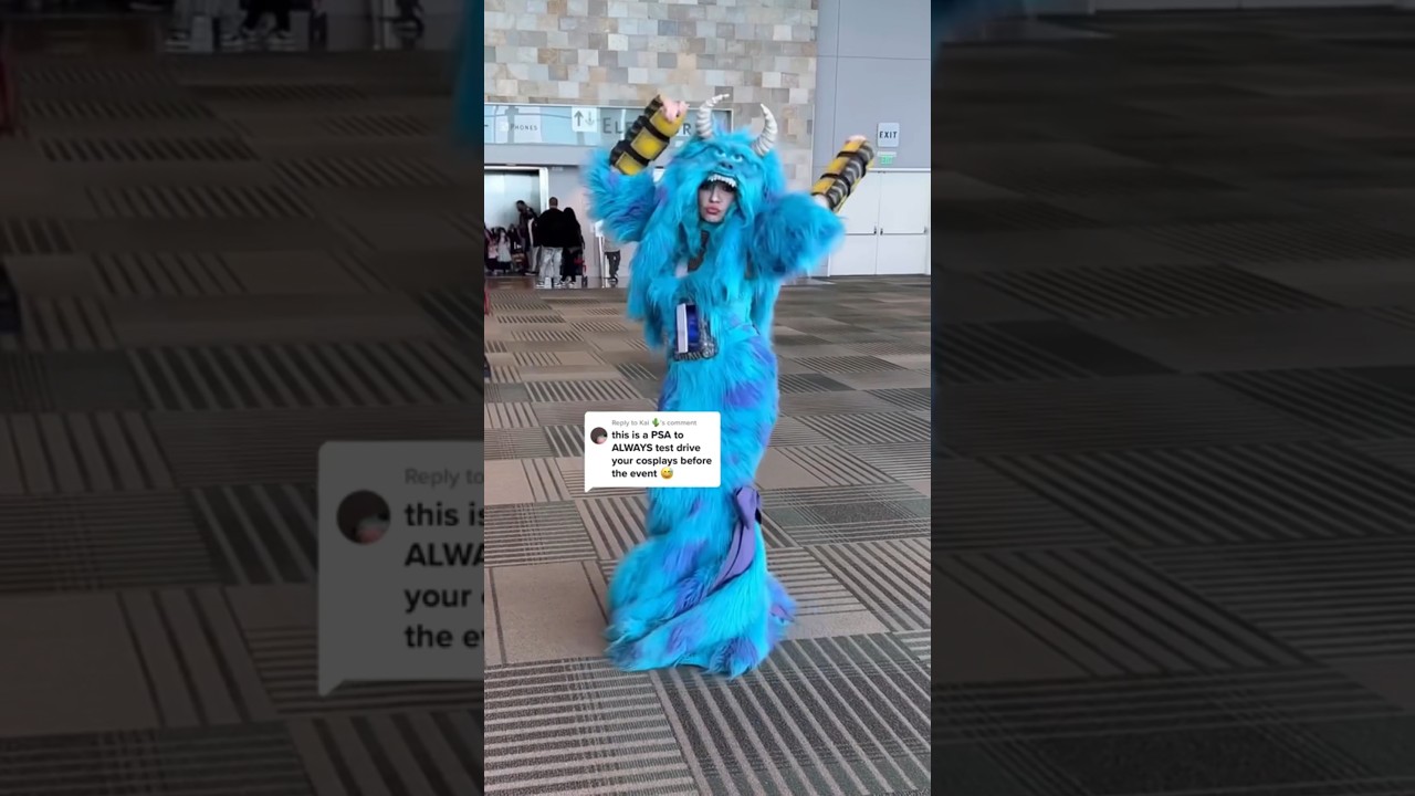 MY B MY B #cosplay #cosplayer #cosplays #cosplayers #sulley #disney #monstersinc #costume