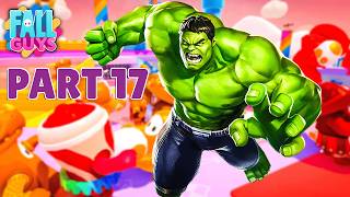 FALL GUYS - Playthrough No Commentary - PART 16 | Incredible Hulk in Solo, Duos & Squads