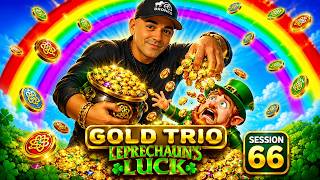 Hardrock Bet - Slot Play -🍀🔥 SESSION 66 — GOLD TRIO LEPRECHAUN’S LUCK