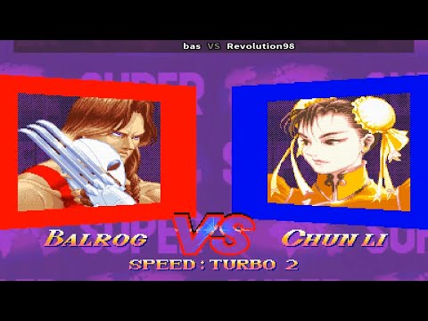 Fightcade 👊 Super Street Fighter 2 Turbo 👊🏾 Bas 🇯🇵 Vs Revolution98 🇯🇵