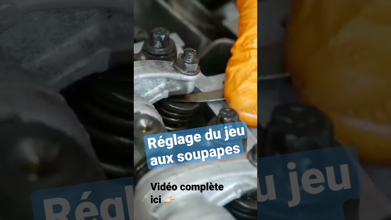 Réglage du jeu des soupapes sur un 4S UPower 150/190 4397 service