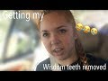 MY WISDOM TEETH REMOVAL! + STORY