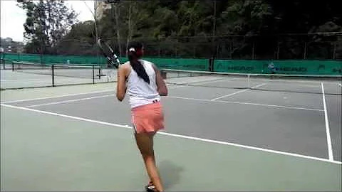 College tennis recruiting video. ALEXANDRA PARRA