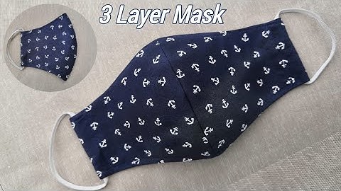 3 Layer Mask !!! Very Easy New Style Pattern Mask | Face Mask Sewing Tutorial | Mask making ideas