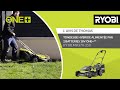 Tondeuse hybride 18v one ry18lmh37a250 ryobi  lavis de thomas