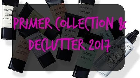 Primer and Setting Spray Collection and Declutter 2017 | YvetteLuvsBeauty