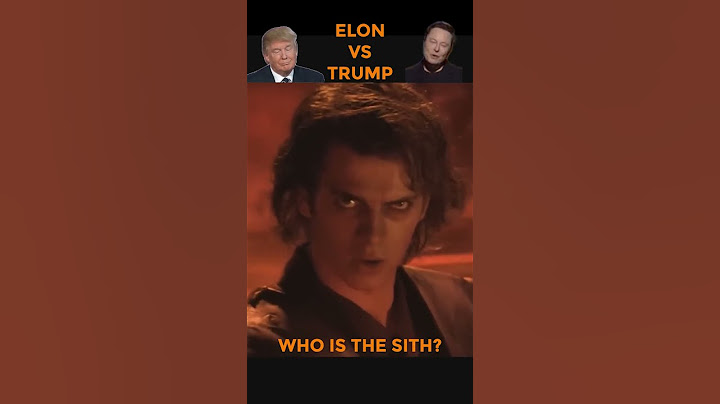 Elon vs Trump: who is the Sith? 🤔