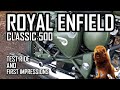 Royal Enfield Classic 500 Test Ride in Edinburgh, Scotland and My First Impressions...