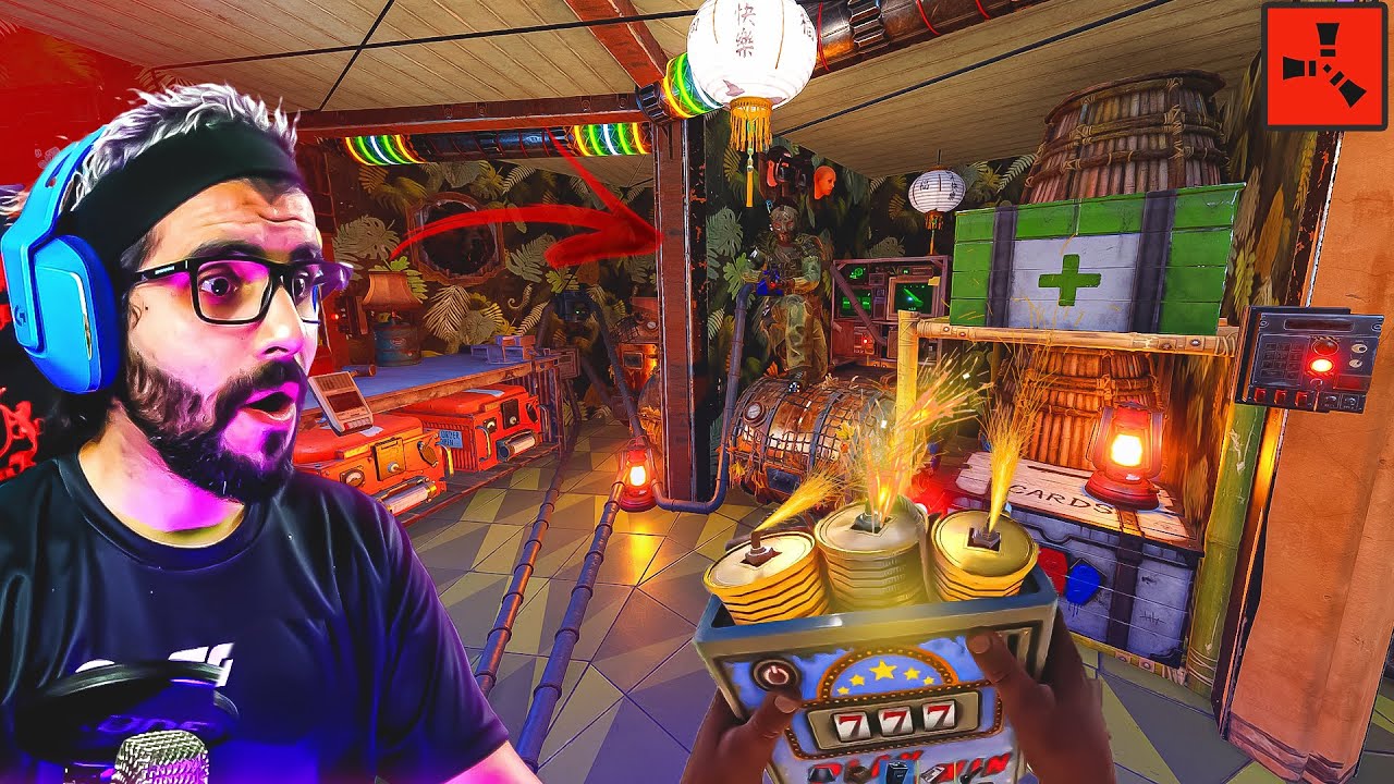 راست هارد كور | سرقت بيت جيراني المزراعين داخل الكهف… تفاجئات 🔥 Rust HardCore