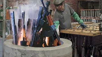 Inside Massive Factory Destroying Large Number of Scary Weapons