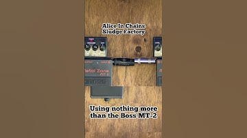 Sludge Metal guitar tone w Boss Metal Zone Alice, CoC, Down, Crowbar, Melvins, Acid Bath, Eyehategod
