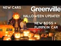 HALLOWEEN EVENT, MAP CHANGES, NEW CARS, + NEW PUMPKIN CAR AND A BOSS FIGHT!!!! Greenville