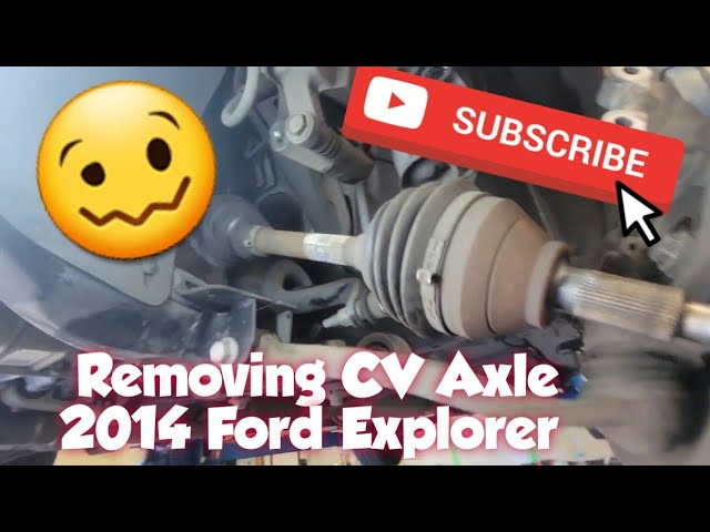 How to Replace Front Passenger's Side CV Axle 2011-2019 Ford