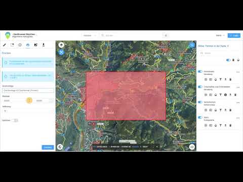 Tutorial 22 - Einen Kartenausschnitt in einem bestimmten Maßstab drucken in MapView