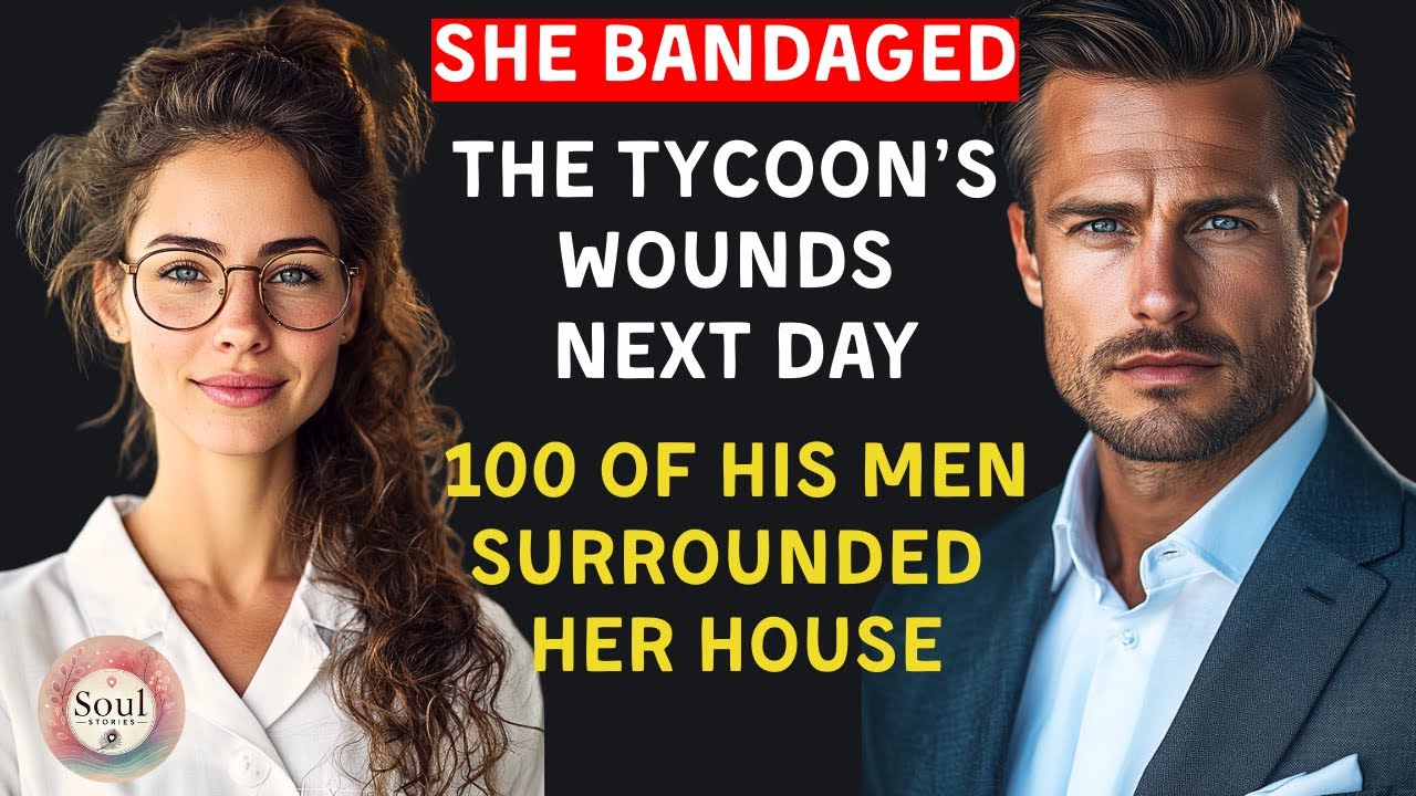 She Bandaged The Tycoon’s Wounds — Next Day, 100 Of His Men Surrounded Her House