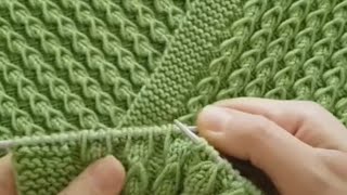 सिर्फ चार फंदे का बुनाई डिजाइन/Easy Beautiful Sweater Design for All Projects ✅