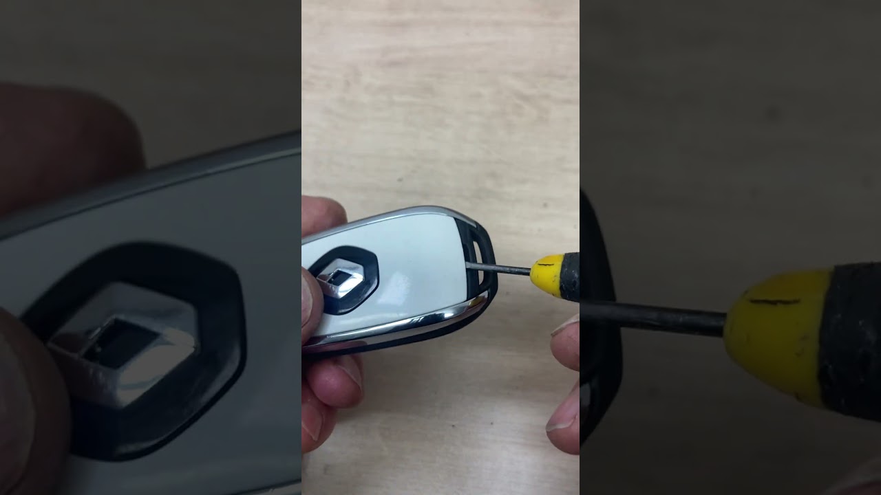 Renault flip key battery change -EASY DIY 