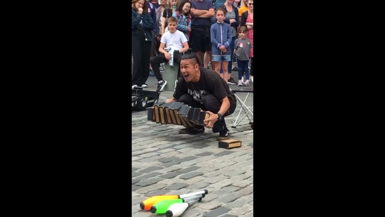 Japanese Street Performer At The Edinburgh Fringe
