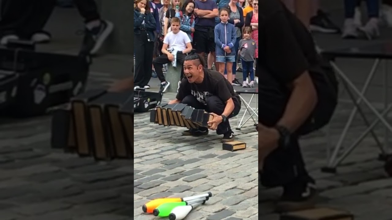 Japanese Street Performer At The Edinburgh Fringe