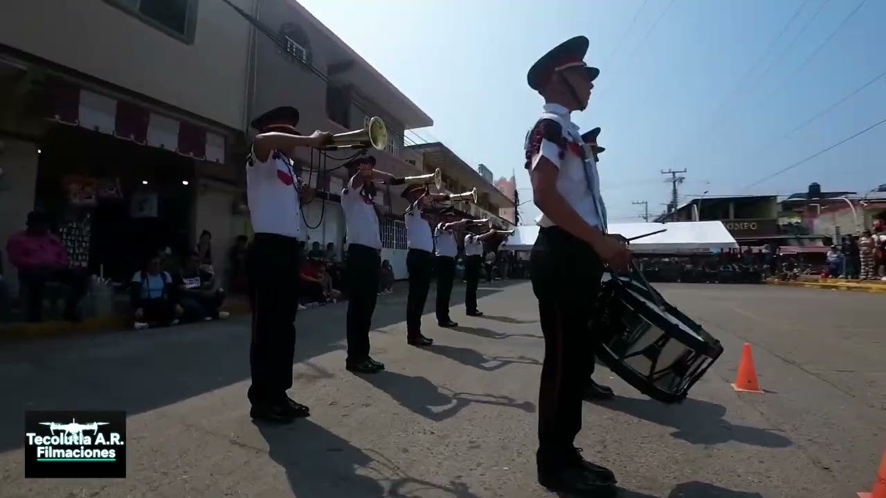 Copa Nacional de bandas de guerra y escoltas Tecolutla Veracruz 2026 .