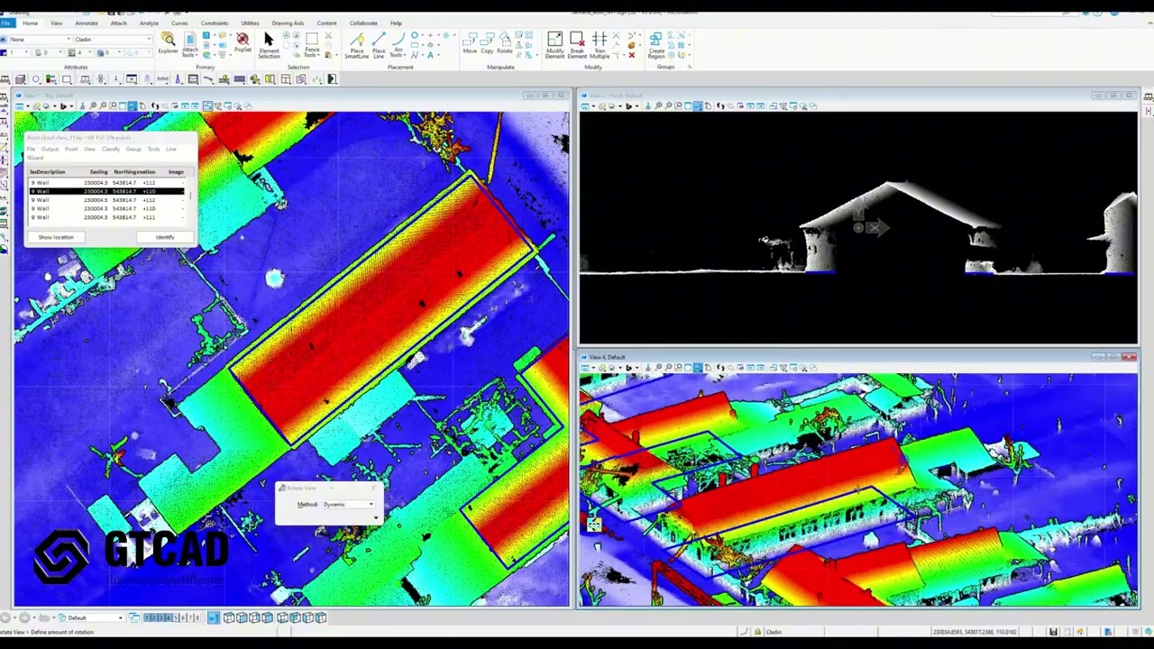 Vectorizarea cladirilor din nor de puncte