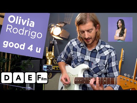 Play good4u by Olivia Rodrigo - guitar lesson tutorial