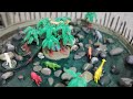 Animal zoo making on electric wheel 