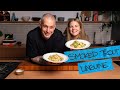 Smoked Trout, Asparagus and Lemon Linguine