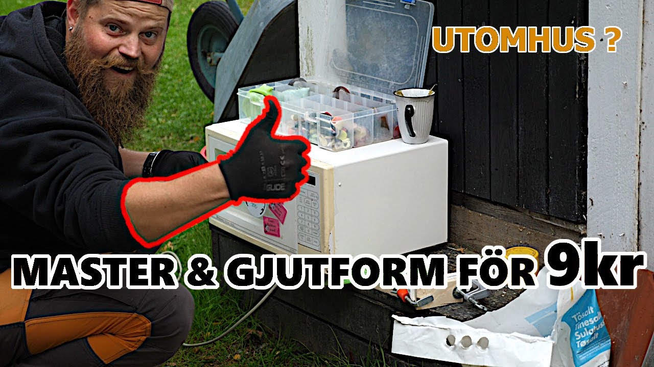 Göra jiggar billigt ? Vi gör en Gipsform och smälter ner gamla jiggar, Billigare kan det inte bli ?