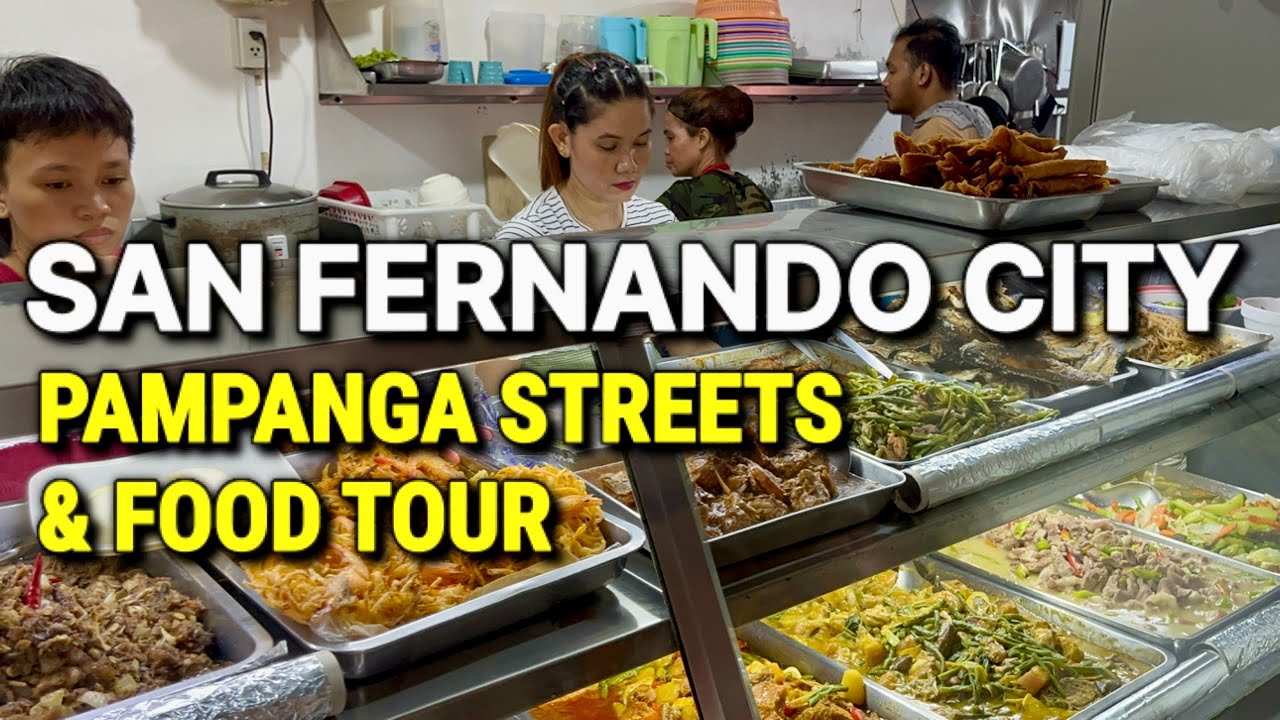 Philippines Food Tour in PAMPANGA! Streets & Market Tour in Downtown San Fernando City!